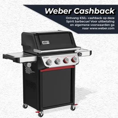 Weber Spirit EP-435 Gasbarbecue Gas BBQ EP435 Barbecue Zwart GBS