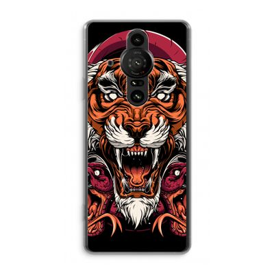 Tiger and Rattlesnakes: Sony Xperia Pro-I Transparant Hoesje