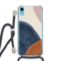 Geo #1: iPhone XR Transparant Hoesje met koord