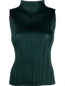 Pleats Please Issey Miyake blouse à design plissé - Vert