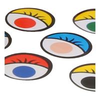Creativ Company Sticker ogen kleur, 2000st.