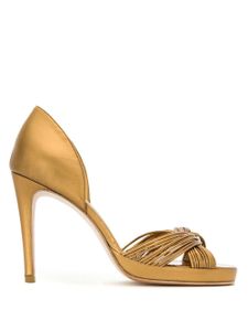 Sarah Chofakian sandales en cuir - Or