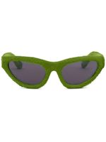 Marni Eyewear lunettes de soleil Maverick à monture papillon - Vert