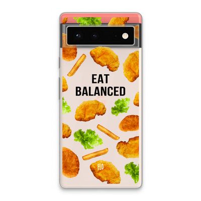 Eat Balanced: Google Pixel 6 Transparant Hoesje
