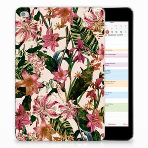 Apple iPad Mini 4 | Mini 5 (2019) Siliconen Hoesje Flowers
