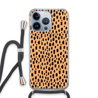 Panter: iPhone 13 Pro Transparant Hoesje met koord