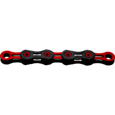 KMC ketting 1/2-11/128 116 10V DLC10 zwart/rood