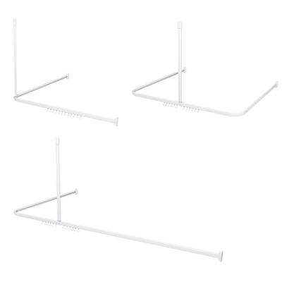 Sealskin Douchegordijnstangset Easy Roll 90x90x90 cm Wit