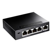 Cudy GS105 netwerk-switch Gigabit Ethernet (10/100/1000) Zwart - thumbnail