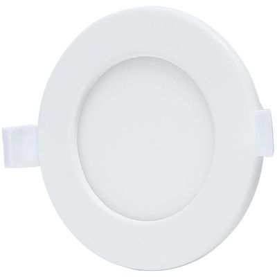 LED Downlight - Smart LED - Wifi LED - Slimme LED - Aigi Zumba - 6W - Aanpasbare Kleur - Inbouw Rond - Mat Wit - Aluminium - Ø115mm