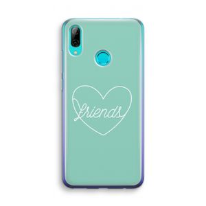 Friends heart pastel: Huawei P Smart (2019) Transparant Hoesje