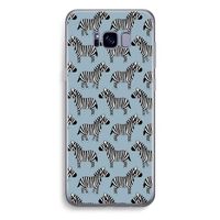 Zebra: Samsung Galaxy S8 Plus Transparant Hoesje