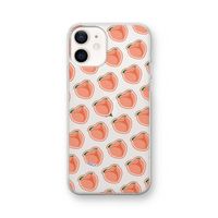 Just peachy: iPhone 12 Transparant Hoesje