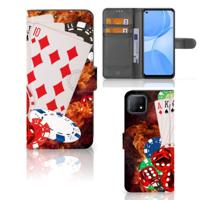 OPPO A73 5G | Wallet Case | met Pasjes | Casino