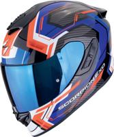 SCORPION EXO-1400 Evo II Air Linart, Integraalhelm, Zwart-Blauw-Rood