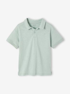 Polo korte mouwen jongen mintgroen