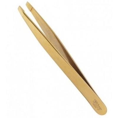 Vitry Epileer Pincet Prof. Schuin INOX Verguld 1Stuks