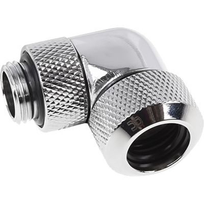 Alphacool Eiszapfen 13mm HardTube compressiefitting 90° draaibaar verbinding