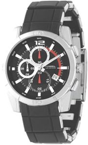Horlogeband Fossil CH2499 Staal/Silicoon Zwart 20mm