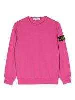 Stone Island Junior sweat à motif Compass - Rose