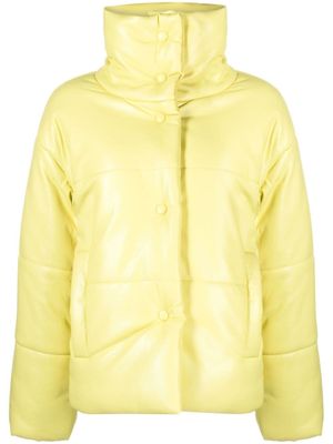 Nanushka coupe-vent oversize à design matelassé - Jaune