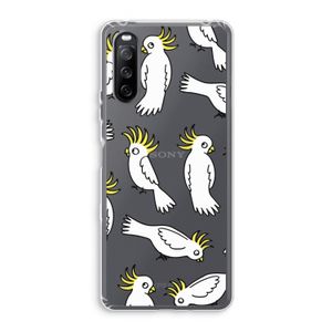 Papegaai: Sony Xperia 10 III Transparant Hoesje