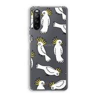 Papegaai: Sony Xperia 10 III Transparant Hoesje