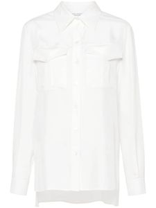 Alberta Ferretti chemise en popeline - Blanc