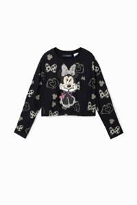 T-shirt met Minnie Mouse en pailletten - BLACK - 9/10