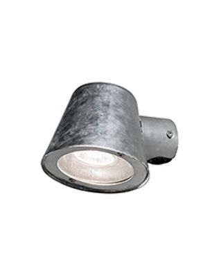 Wandlamp buitenlamp met helder glas gegalvaniseerd GU10 7523 320