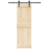 VidaXL Doos met onderdelen voor schuifdeur 152 cm staal zwart
