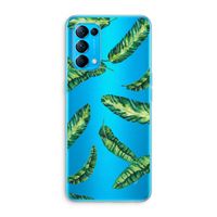 Lange bladeren: Oppo Find X3 Lite Transparant Hoesje