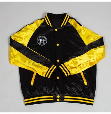 Third Man Records Satin Jacket Black And Yellow -L
