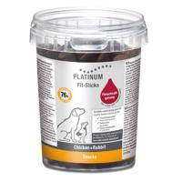 PLATINUM Fit-Sticks Chicken+Rabbit - traktatie voor hond - 300g