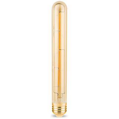 LED Lamp E27 Buis Filament - Brinton - Amber 6W 540lm - 822 Zeer Warm Wit 2200K - T30 - Dimbaar | Vervangt 45W
