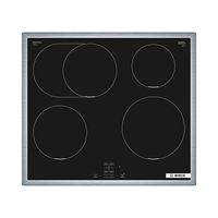 Bosch Serie 4 NIF645CB5E kookplaat Zwart, Roestvrijstaal Ingebouwd 58 cm Inductiekookplaat zones 4 zone(s) - thumbnail