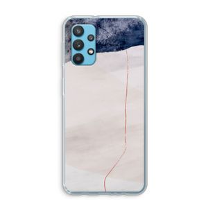 Stone White: Samsung Galaxy A32 4G Transparant Hoesje