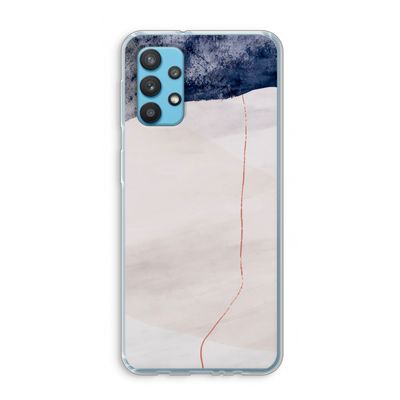 Stone White: Samsung Galaxy A32 4G Transparant Hoesje