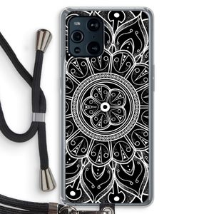 Roses Are Red: Oppo Find X3 Pro Transparant Hoesje met koord