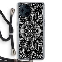 Roses Are Red: Oppo Find X3 Pro Transparant Hoesje met koord