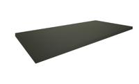 Wiesbaden Marmaris topblad 100x46x2.5 cm mdf zwart mat