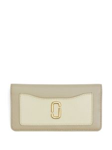 Marc Jacobs portefeuille The Long en cuir - Tons neutres