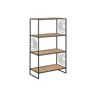 Planken Home ESPRIT Zwart Metaal Vezel 50 x 25 x 88 cm