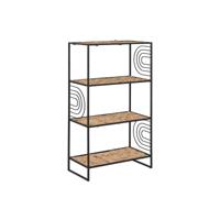 Planken Home ESPRIT Zwart Metaal Vezel 50 x 25 x 88 cm