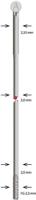 Alpina spaak spoke sst butted 2,34x254 mm