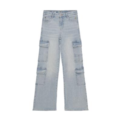 Indian Blue Jeans Winter cargo jeansbroek meisjes - blauw - wide fit