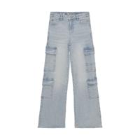 Indian Blue Jeans Winter cargo jeansbroek meisjes - blauw - wide fit