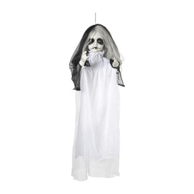 Halloween pop met licht en geluid - wit - 90x50x15 cm