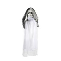 Halloween pop met licht en geluid - wit - 90x50x15 cm