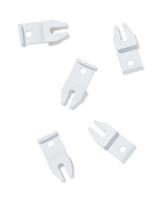 HEMA Plafondsteunen Voor U-rail Wit - 5 Stuks (wit) HEMA Plafondsteunen Voor U-rail Wit - 5 Stuks (wit)